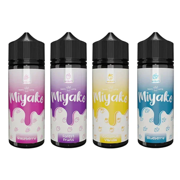 0mg Wick Liquor Miyako Yoghurt 100ml Shortfill (70VG/30PG)