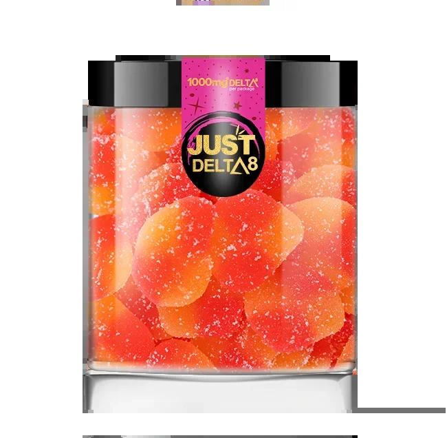 1000mg Delta 8 Gummies Exotic Peach