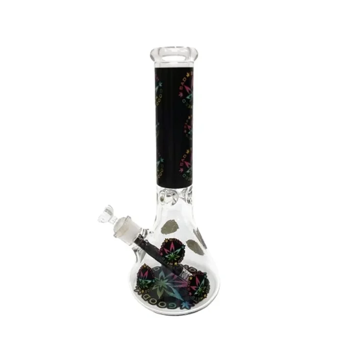 14″ 7mm Good Bad Weed Design Exclusive License Glass Bong