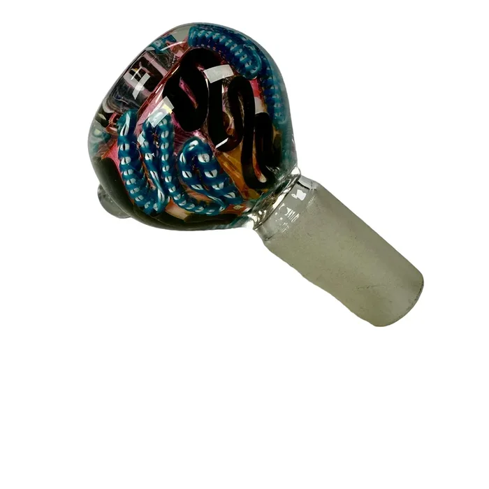 14mm Flower Bowl Multicolor Rope Style