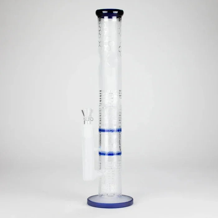 16.5″ Stemless Straight Frosted Glass Bong