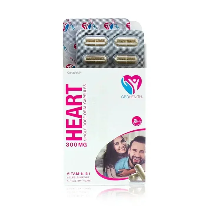 300mg CBD Oral Capsules 30 Caps – Heart