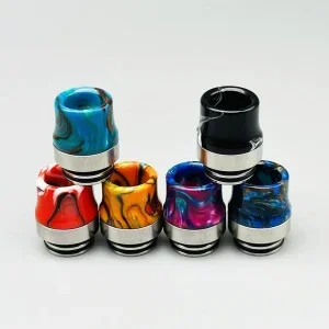 810 Universal Stainless Steel Resin Vape Mouthpiece Drip Tip Tips With holes Anti Explosion Oil for Geekvape , Smok, Vaporesso RTA Tank