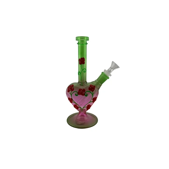 9″ Heart Waterpipe