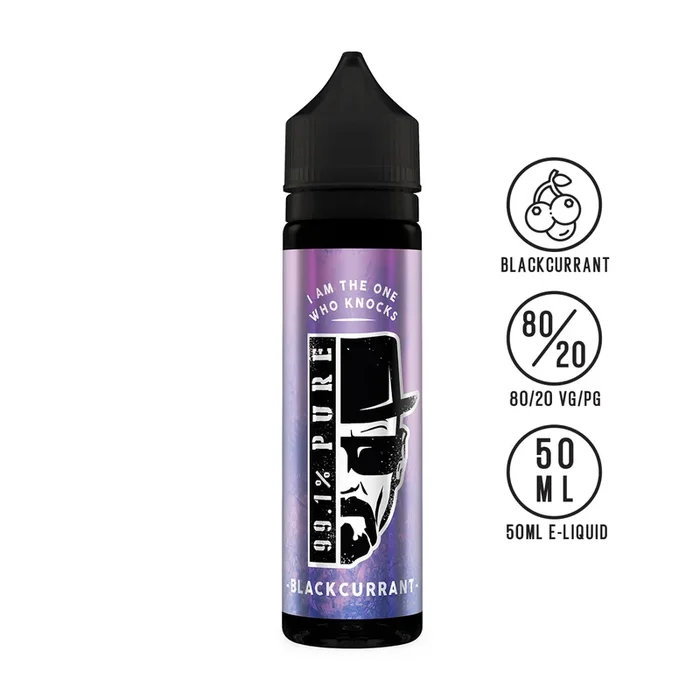 99.1% Pure – Blackcurrant 50ml