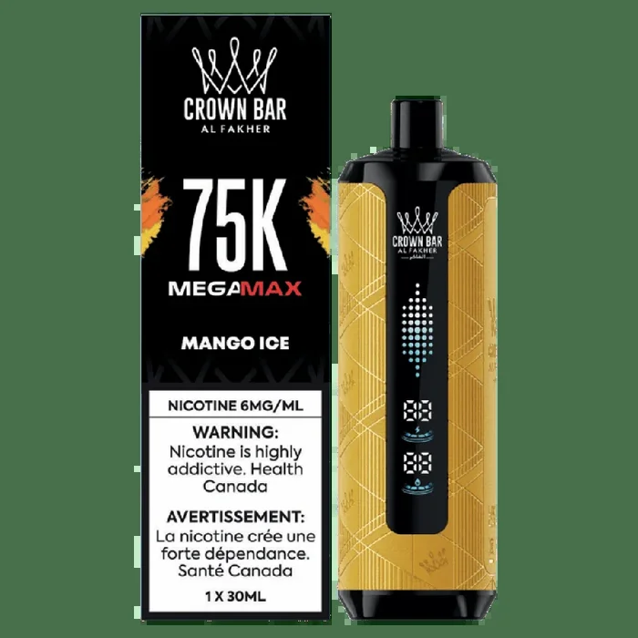 Al Fakher Mega Max 75K – Mango Ice Disposable Vape