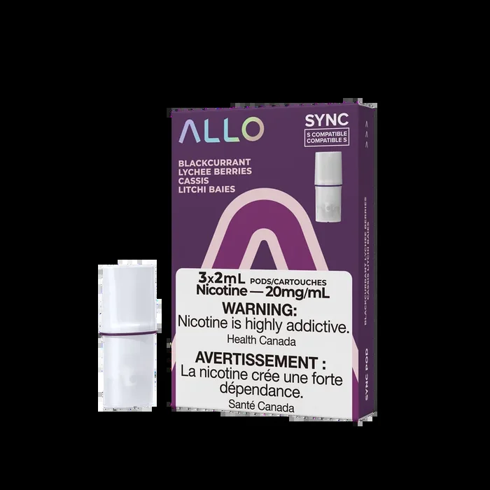 Allo Sync – Blackcurrant Lychee Berries (3 Pack)