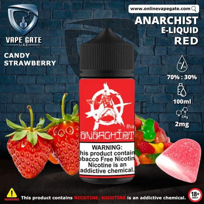 ANARCHIST – RED 100ML ELIQUID