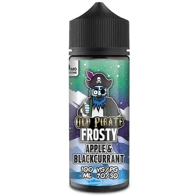 Apple & Blackcurrant E Liquid 100ml by Old Pirate Frosty