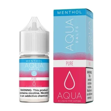 Aqua Salt E-Liquid – Pure Menthol – 30ml