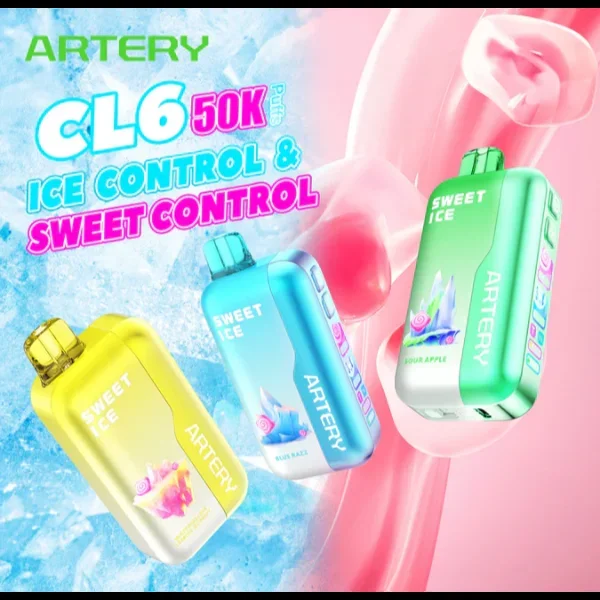 Artery CL6 50,000 Puffs Disposable Vape 26mL 5 Pack