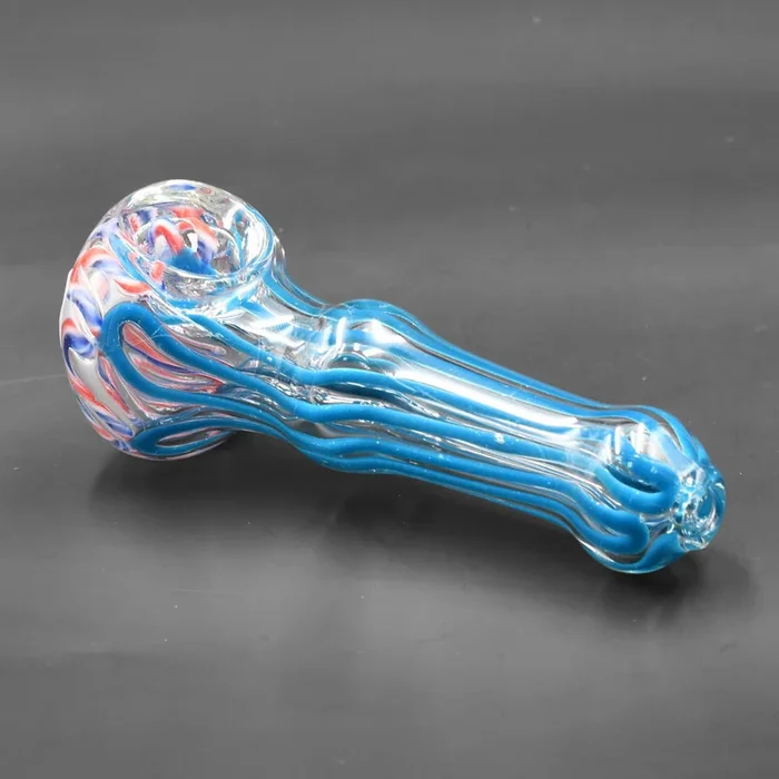 Assorted 4-Inch Double Glass Hand Pipes – 4INDBL