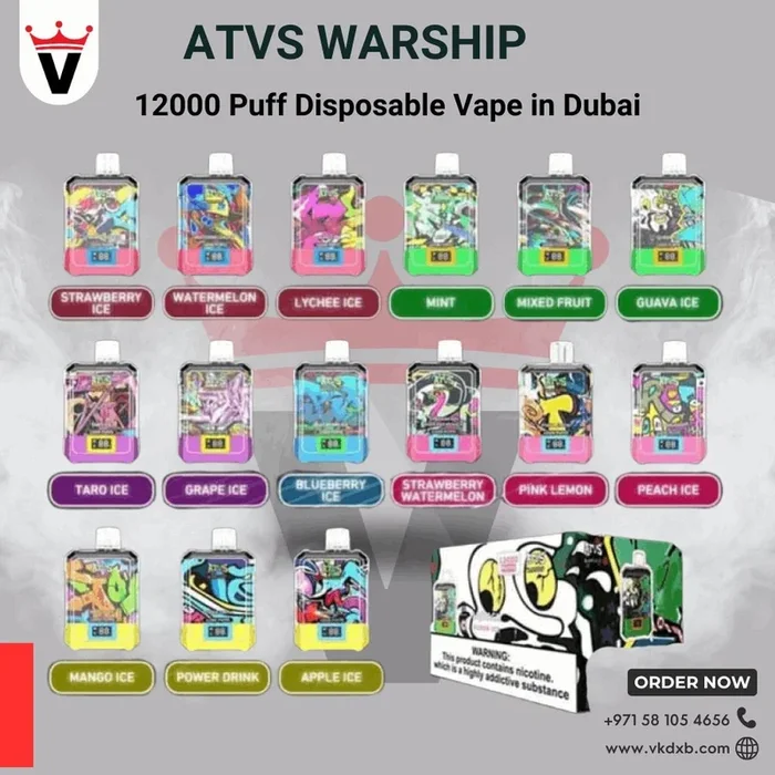 ATVS Warship 18000 Puff Disposable Vape in Dubai