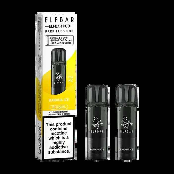 Banana Ice Elfbar 600 Pods