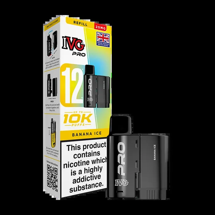 Banana Ice IVG Pro 12 Refill Pack
