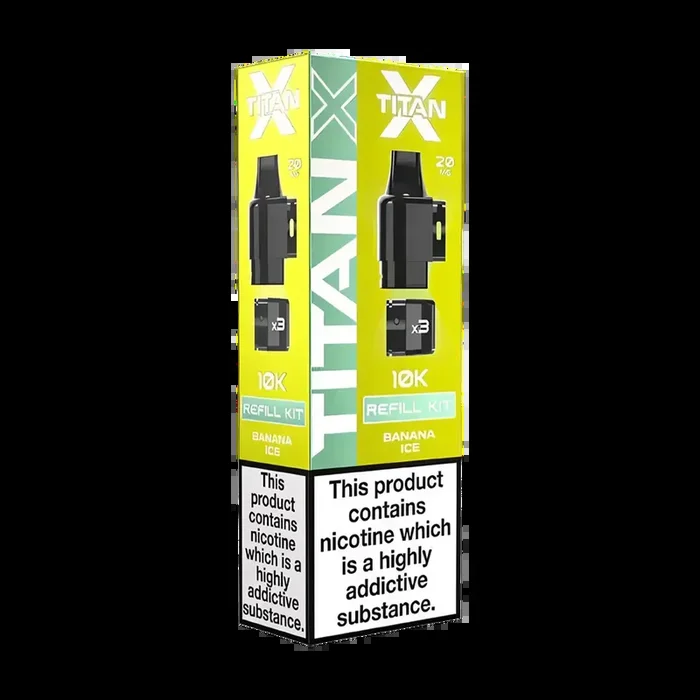 Banana Ice Titan X Refill Pack