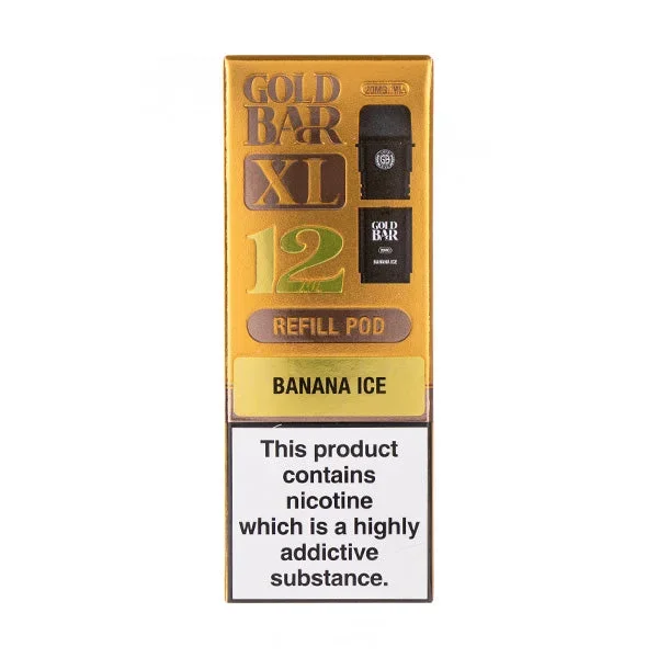 Banana Ice XL Prefilled Pod + Refill by Gold Bar