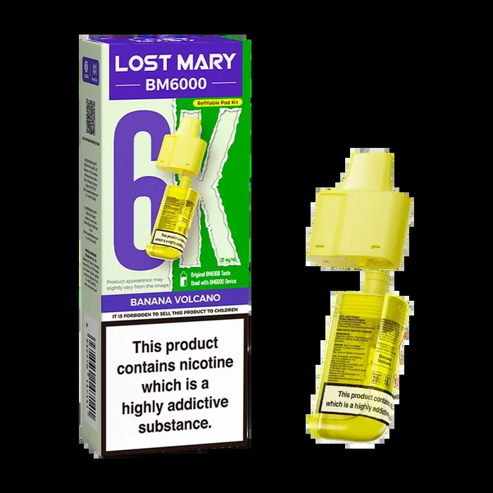 Banana Volcano Lost Mary BM6000 Refill Pack