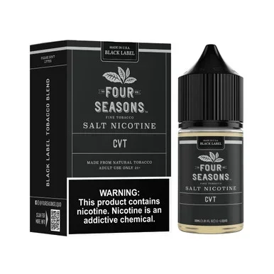 Black Label CVT Salt 30ml E-Juice | Four Seasons