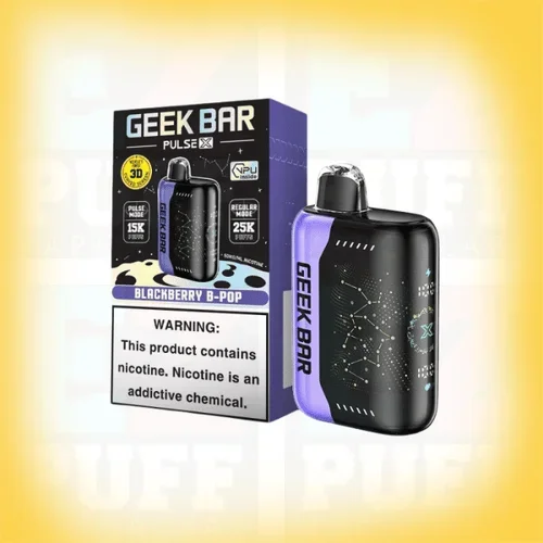 Blackberry B-Burst/B-POP – Geek Bar Pulse X – 25,000 Puff Disposable Vape