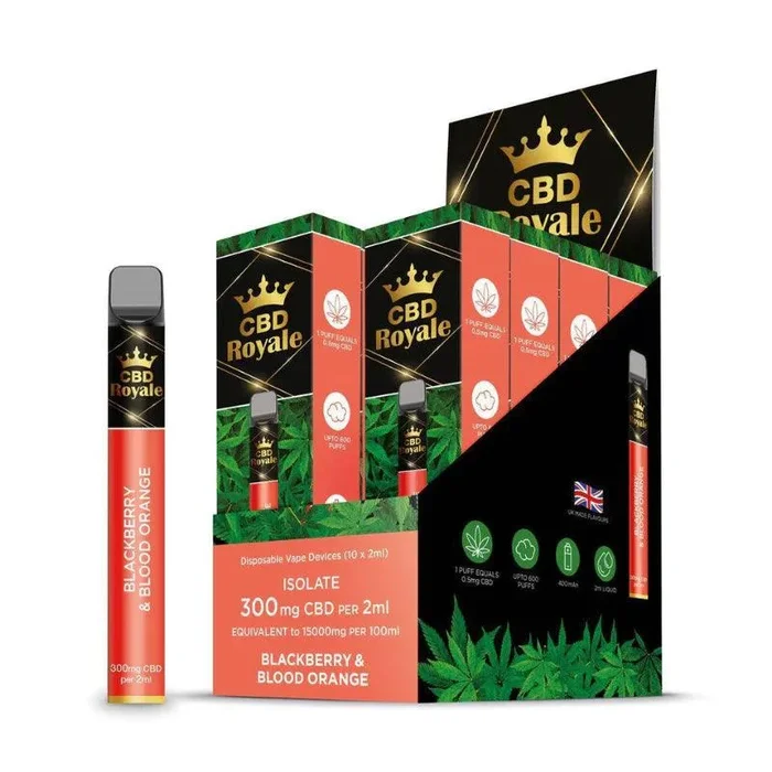Blackberry Blood Orange CBD Disposable Vape 300mg