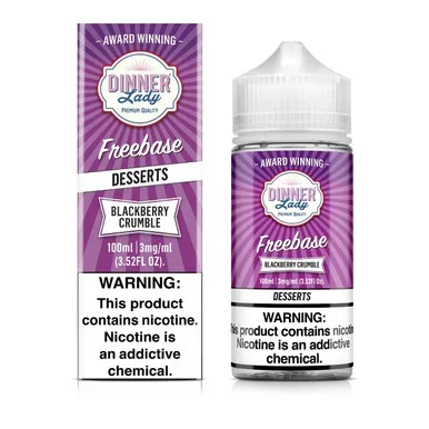Blackberry Crumble 100ml E-Juice | Dinner Lady