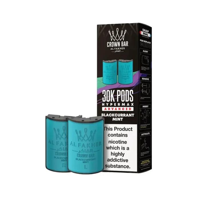 Blackcurrant Mint – Al Fakher Hypermax 30K Refill Pods