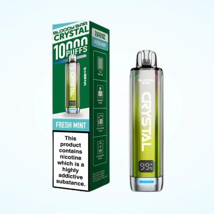 Bloody Bar Crystal 10K Prefilled Pod Kit Fresh Mint