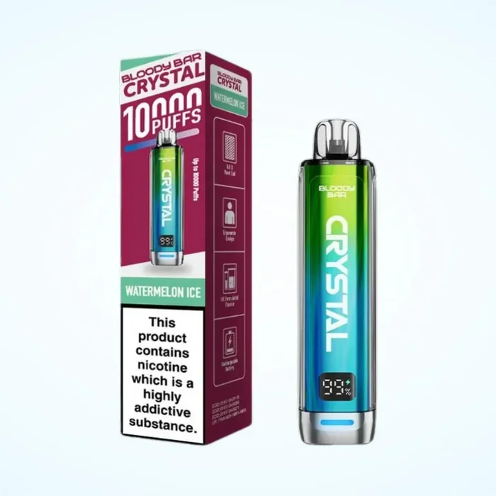 Bloody Bar Crystal 10K Prefilled Pod Kit Watermelon Ice