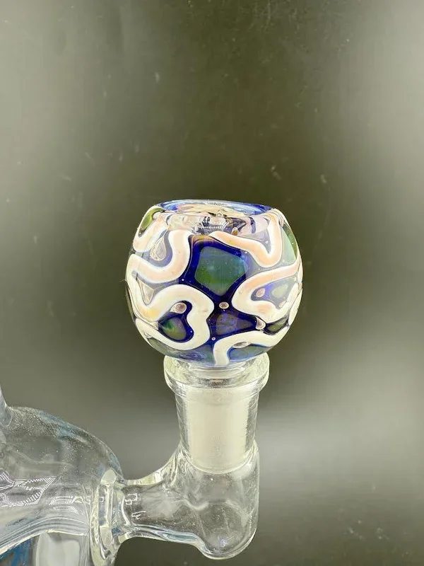 Blue Gold Fumed 14mm Bowl