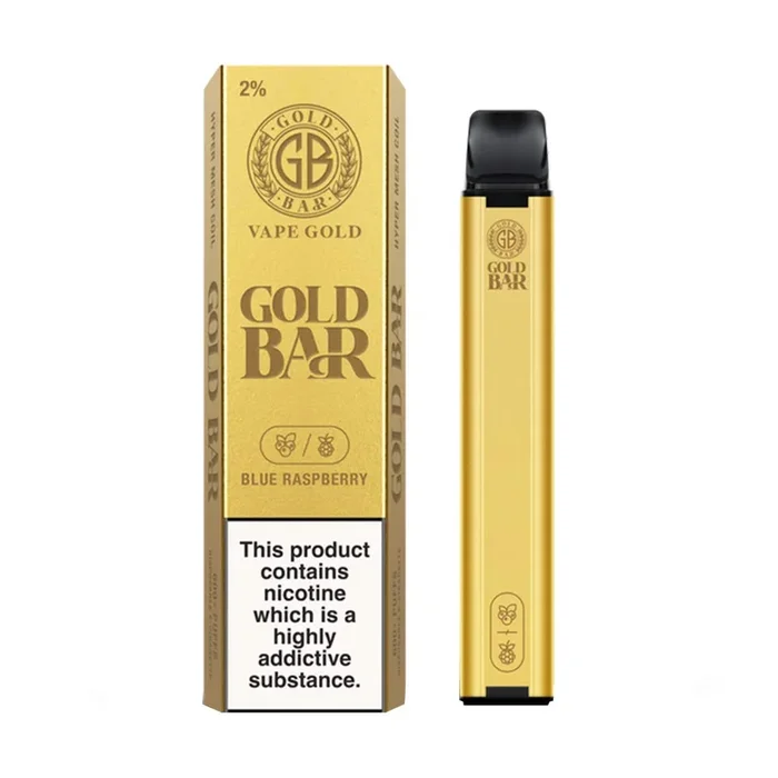 Blue Raspberry Gold Bar 600 Disposable Vape