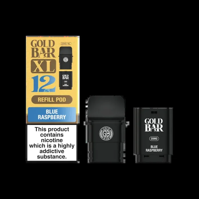 Blue Raspberry Gold Bar XL Refill Pack