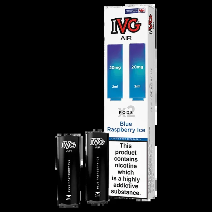 Blue Raspberry Ice IVG Air Replacement Pods