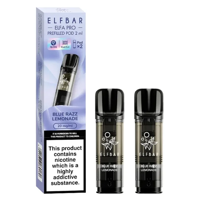 Blue Razz Lemonade Elfa Pro Prefilled Pod by Elf Bar
