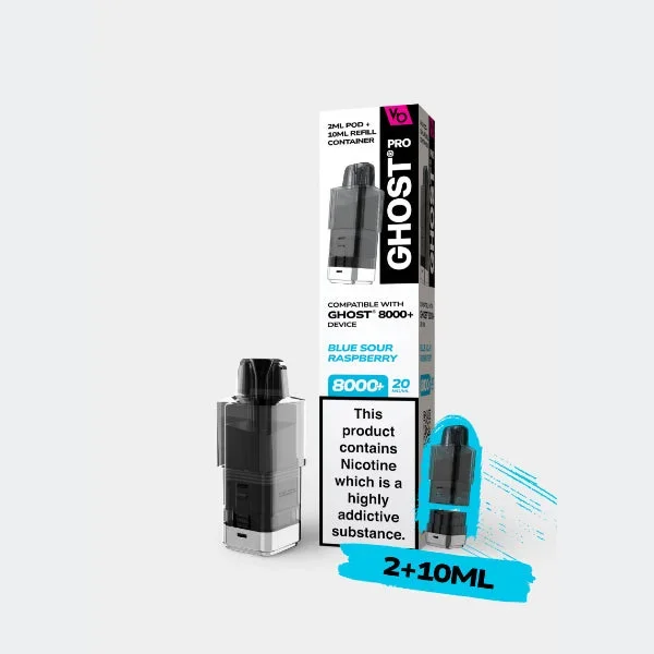 Blue Sour Raspberry – Ghost Pro 8000+ Refill Pods