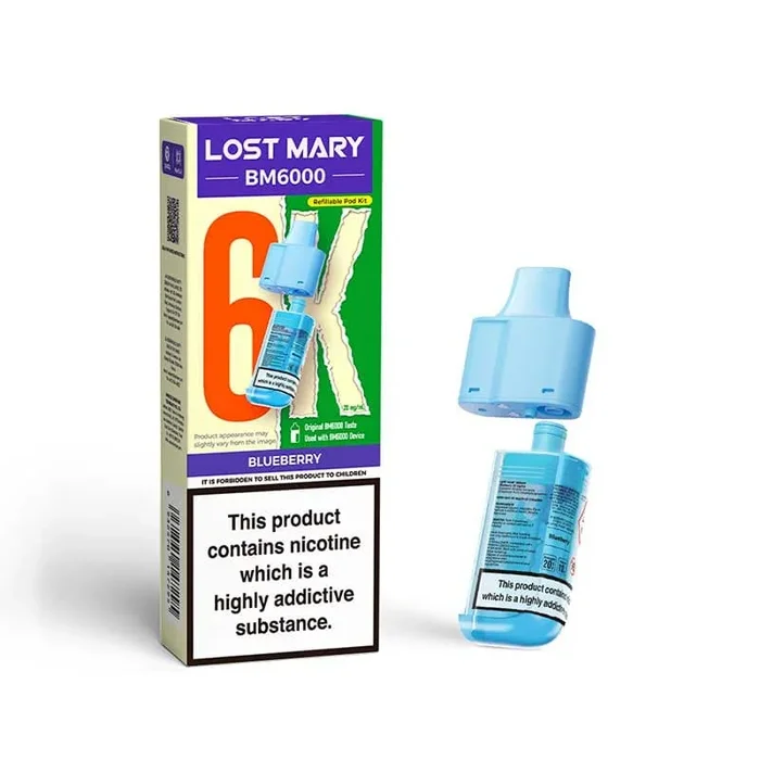 Blueberry – Lost Mary BM6000 Refill Pods