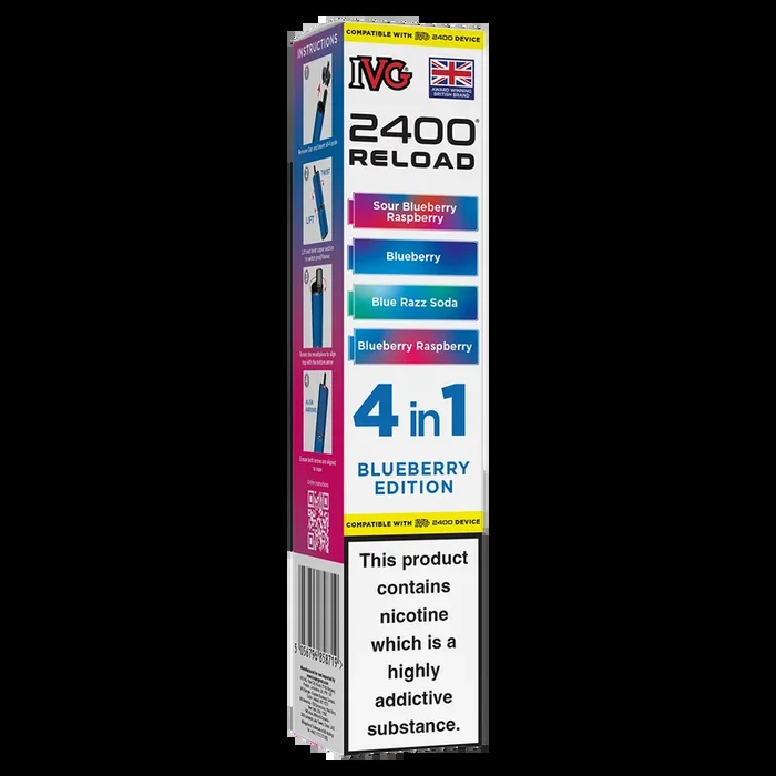 Blueberry Edition IVG 2400 Refill Pods