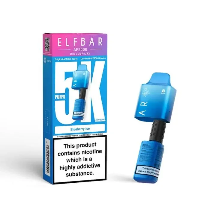 Blueberry Ice – Elf Bar AF5000 Refill Pods