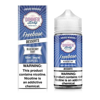 Blueberry Tart 100ml E-Juice | Dinner Lady
