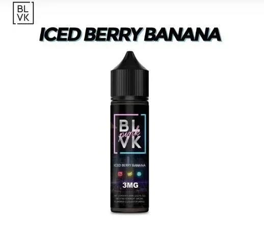 BLVK Fusion Iced Berry Banana Freebase E-Liquid