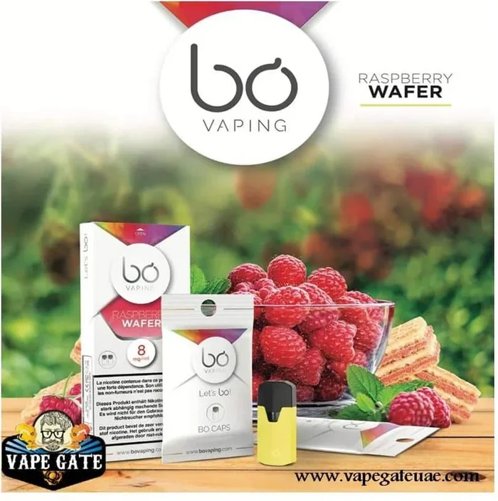 BO Caps Pods Raspberry Wafer by BO Vaping