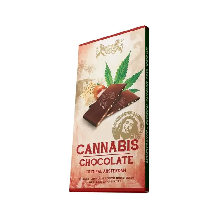 Bob Marley Cannabis Dark Chocolate with Hazelnuts