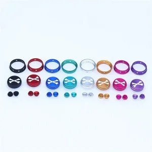 Bone Style AIO Button set Aluminum Material For Dotaio v1/v2 Mod Vape Accessories