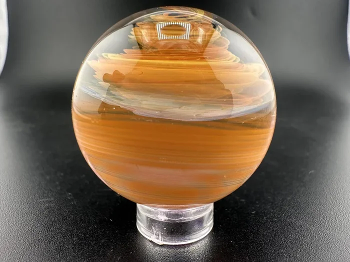 Brando Glass Marble – Fumed Swirl