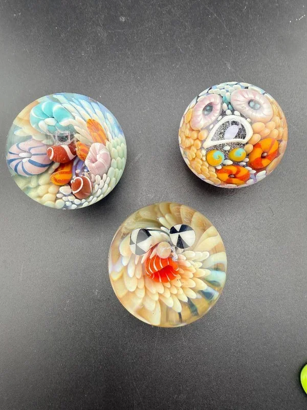 Brando Glass Marble – Sea Life Implosion 1.5″