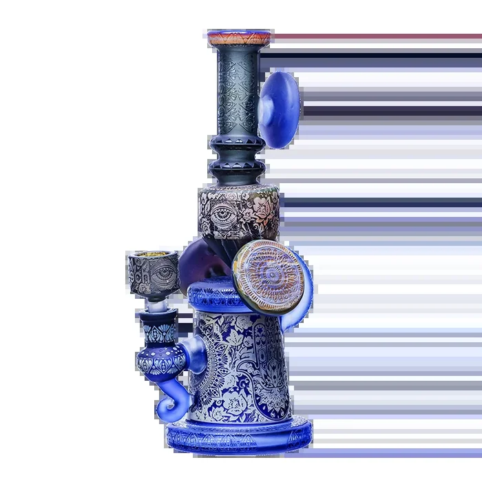 Cheech Glass 11” Protection Against the Evil Eye of Haters Rig/Bong
