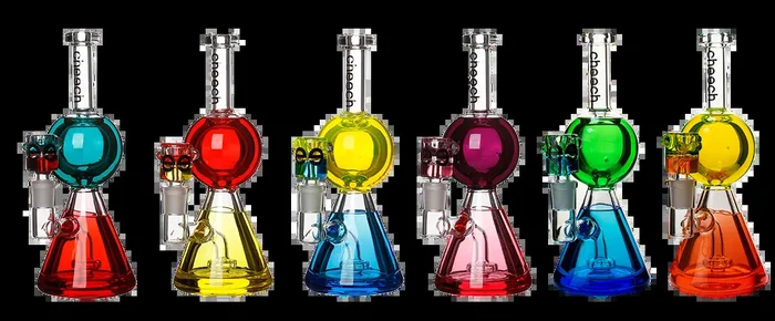 Cheech Glass 9″ Long Neck Glycerine Ball Rig With Perc