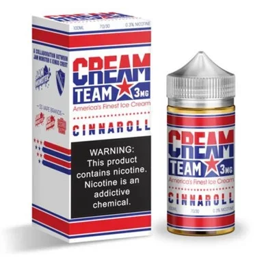 Cinnaroll 100ml E-Juice | Cream Team