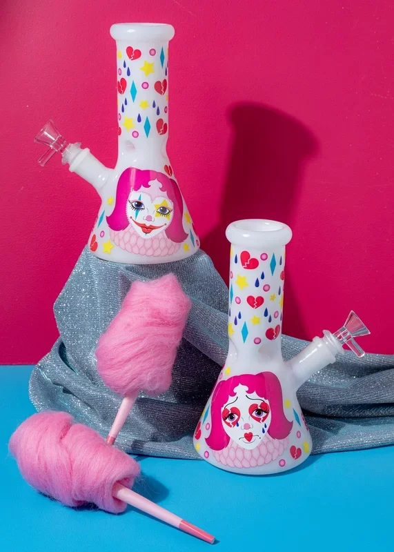 CLOWN GIRL BONG 8″