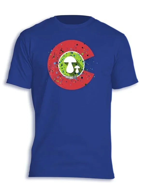 Colorado Mushroom Spores Myxed Up T-Shirt